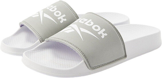 Шлёпанцы Reebok, размер 8 US, серый/белый — фото 1