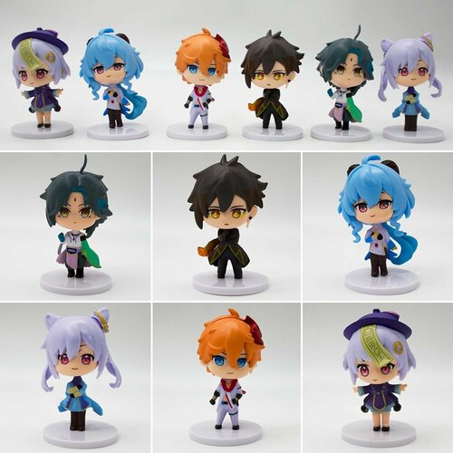 Детализированные коллекционные фигурки из Genshin Impact / Геншин Импакт - набор фигурок