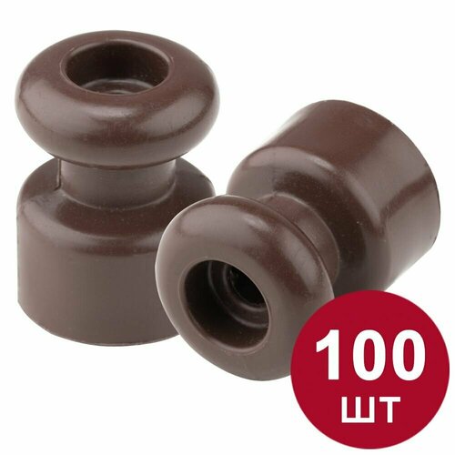 Изолятор для декоративного расположения витых проводов D 17,5 мм, H 22,5 мм 