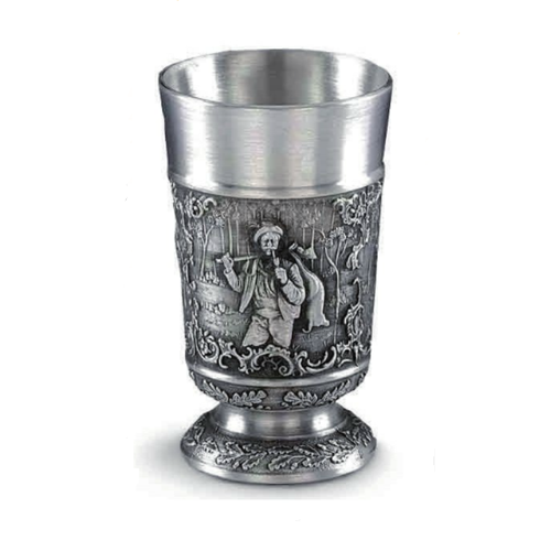 Коллекционный пивной бокал из олова 