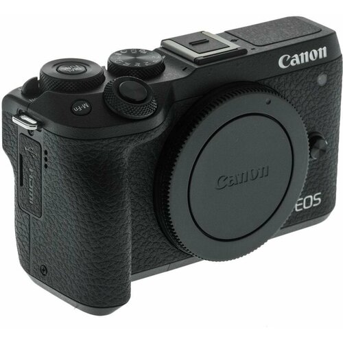 Беззеркальные фотоаппараты Canon Фотоаппарат беззеркальный Canon EOS M6 Mark II Body Чёрный 110000₽