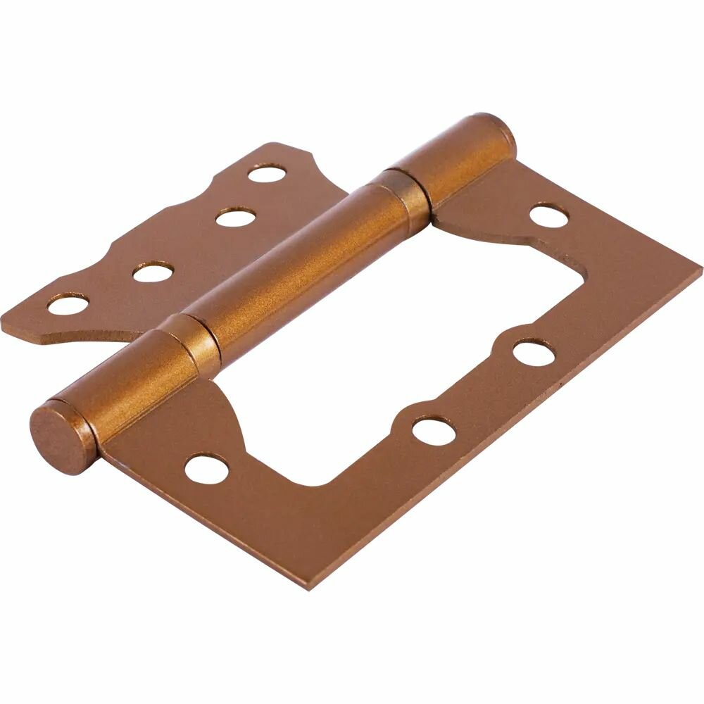 Петля без врезки 100x75x2.5 мм сталь цвет бронза