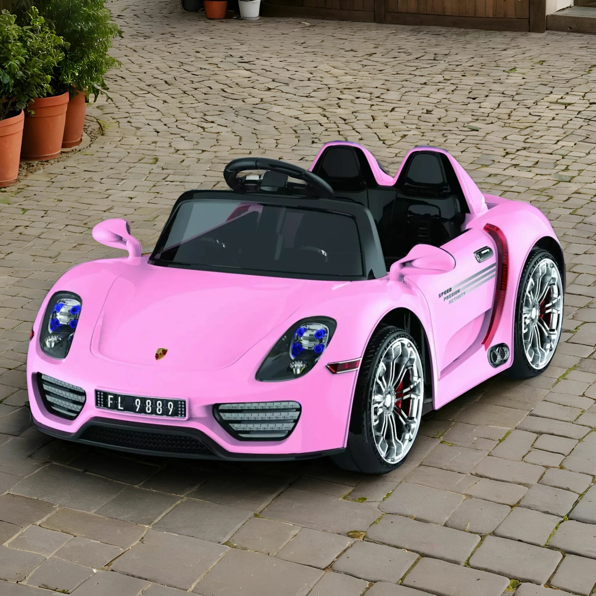 Электромобиль Tommy Porsche PS-10 розовый
