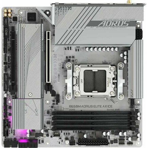 Материнская плата Gigabyte B650M AORUS ELITE AX ICE 22694₽