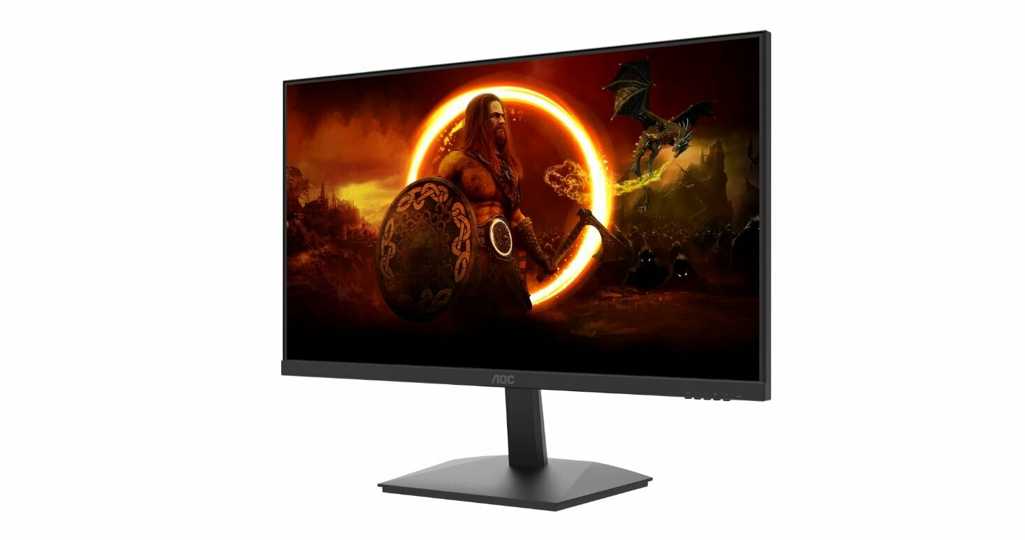 Монитор 23.8" AOC 24G15N2 Black (VA, 1920x1080, 180Hz, 1 ms, 178°/178°, 250 cd/m, 80M:1, +2xHDMI 2.0, +DisplayPort 1.4) — фото 1