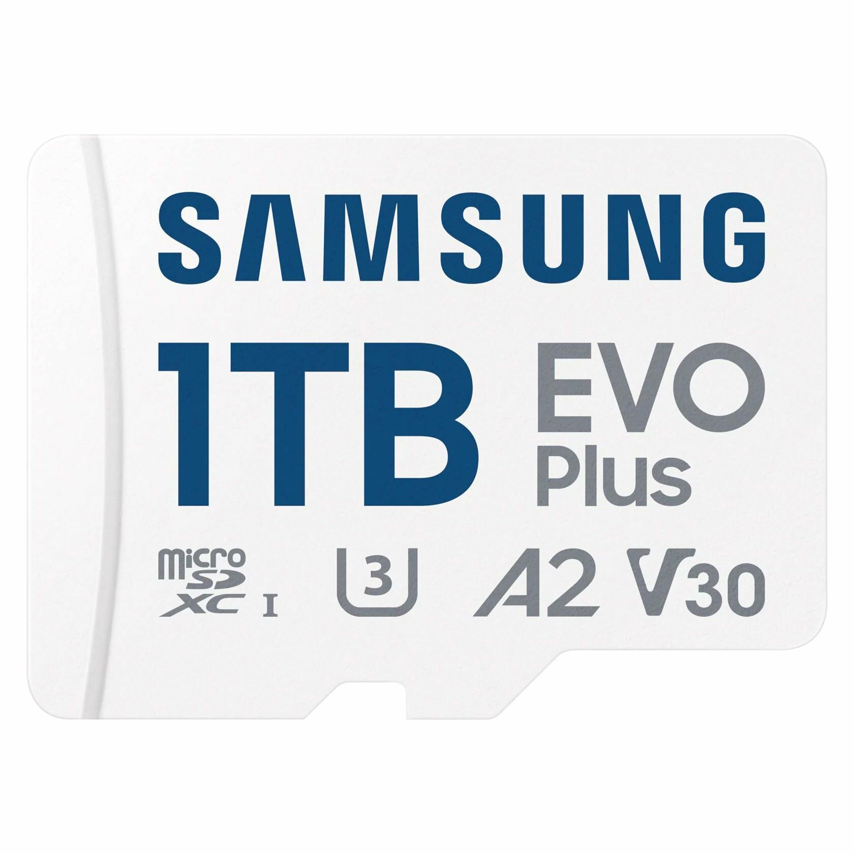 Карта памяти Samsung 1ТБ EVO Plus CL10 с адаптером, белый