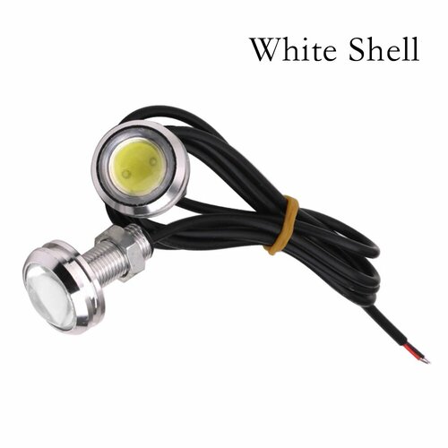 2 шт Автомобильные светодиодные габаритные огни Орлиный глаз 23 мм white White Shell 2 piece 193₽