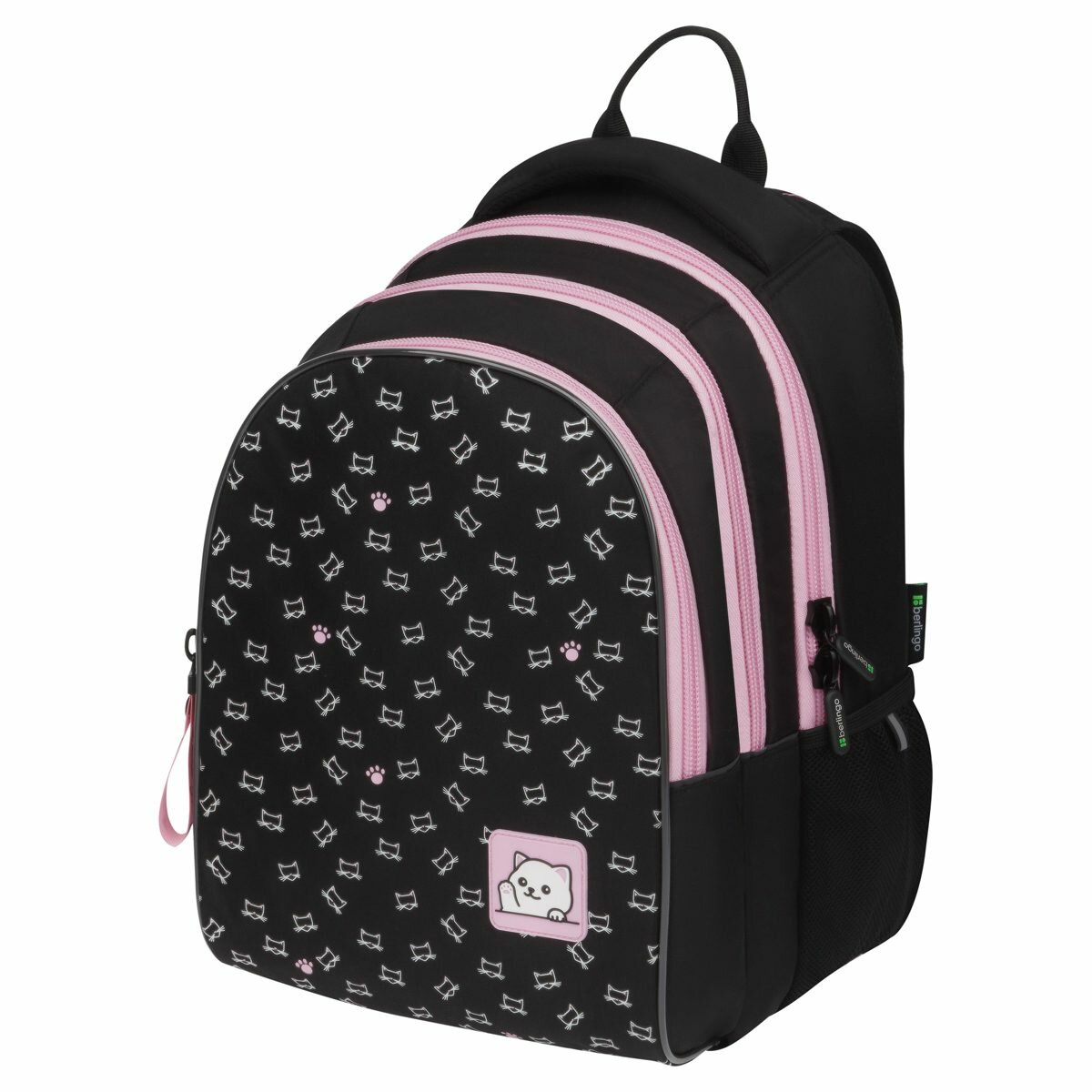 Рюкзак школьный Berlingo inStyle "Kitty" 41x27x20см, 3 отделения, 2 кармана, эргономичная спинка (RU-IS-1025)