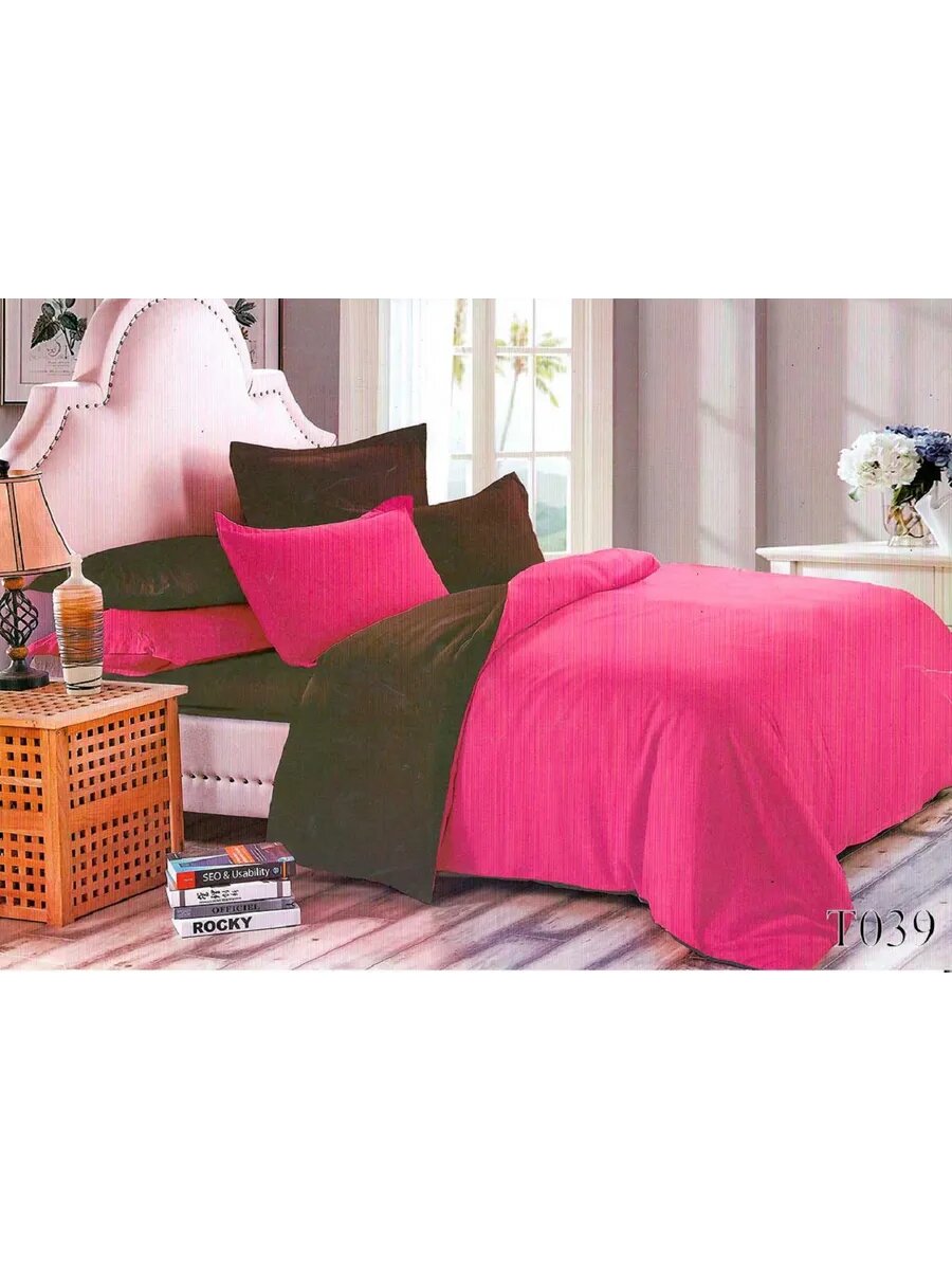 Постельное белье однотонное 15 мако-сатин