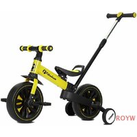 Детский велосипед-беговел 4 в 1 Fobuiwe 110 с родительской ручкой - FB-110-PLUS-YELLOW