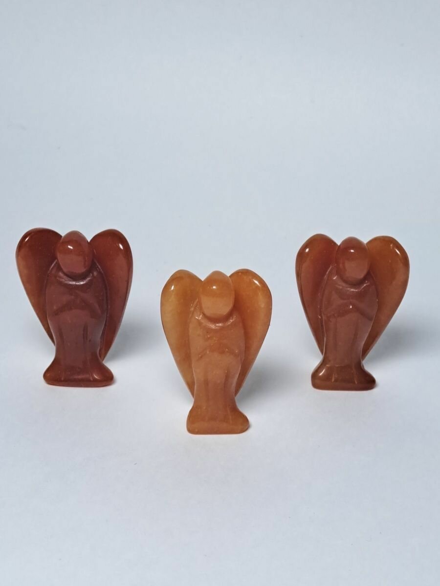 Статуэтка оберег и талисман Ангел из натурального Сердолика