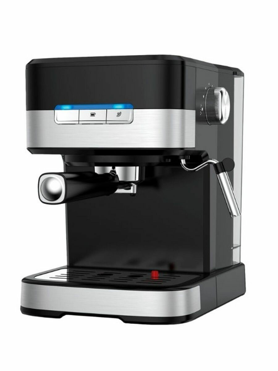 Кофеварка рожковая Centek CT-1171 1200 Вт 20 бар черный/серебристый