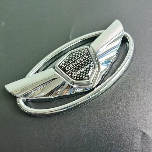 3D эмблема на переднюю головку автомобиля задний хвост багажника наклейка наклейки для Hyundai GENESIS Coupe Elantra Sonata Kona I30 IX30 Accent I20 20CM Silver 1017₽