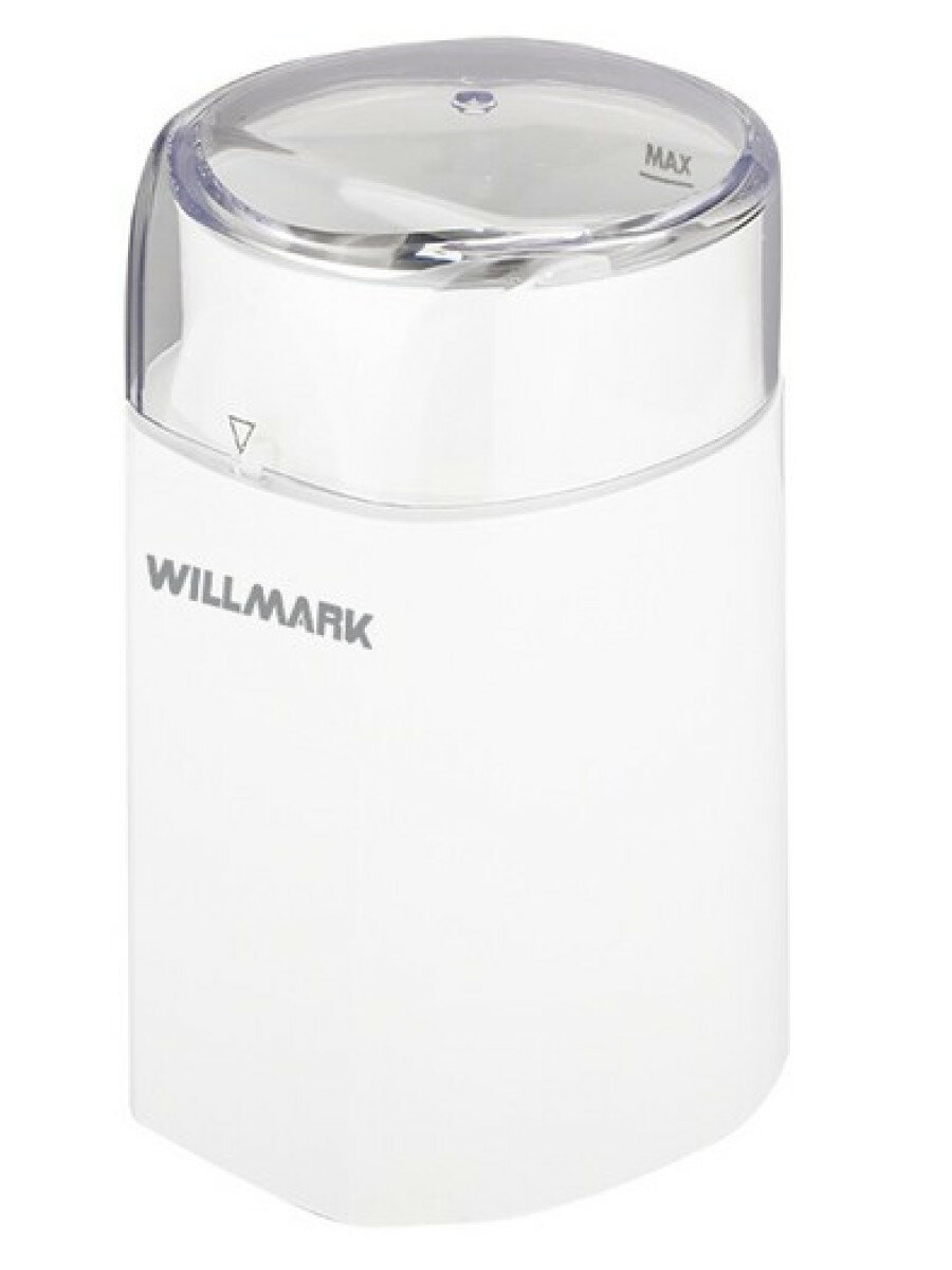 Кофемолка электрическая WILLMARK WCG-215 белый