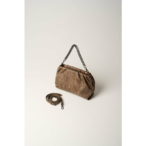 Сумка шоппер Vael, фактура гладкая, brown