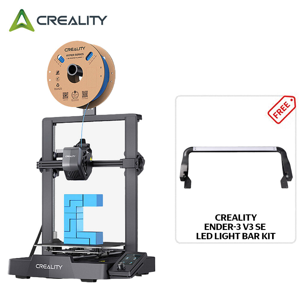 Creality Ender-3 V3 SE + Ender-3 V3 SE LED Light Bar Kit 3D printer
