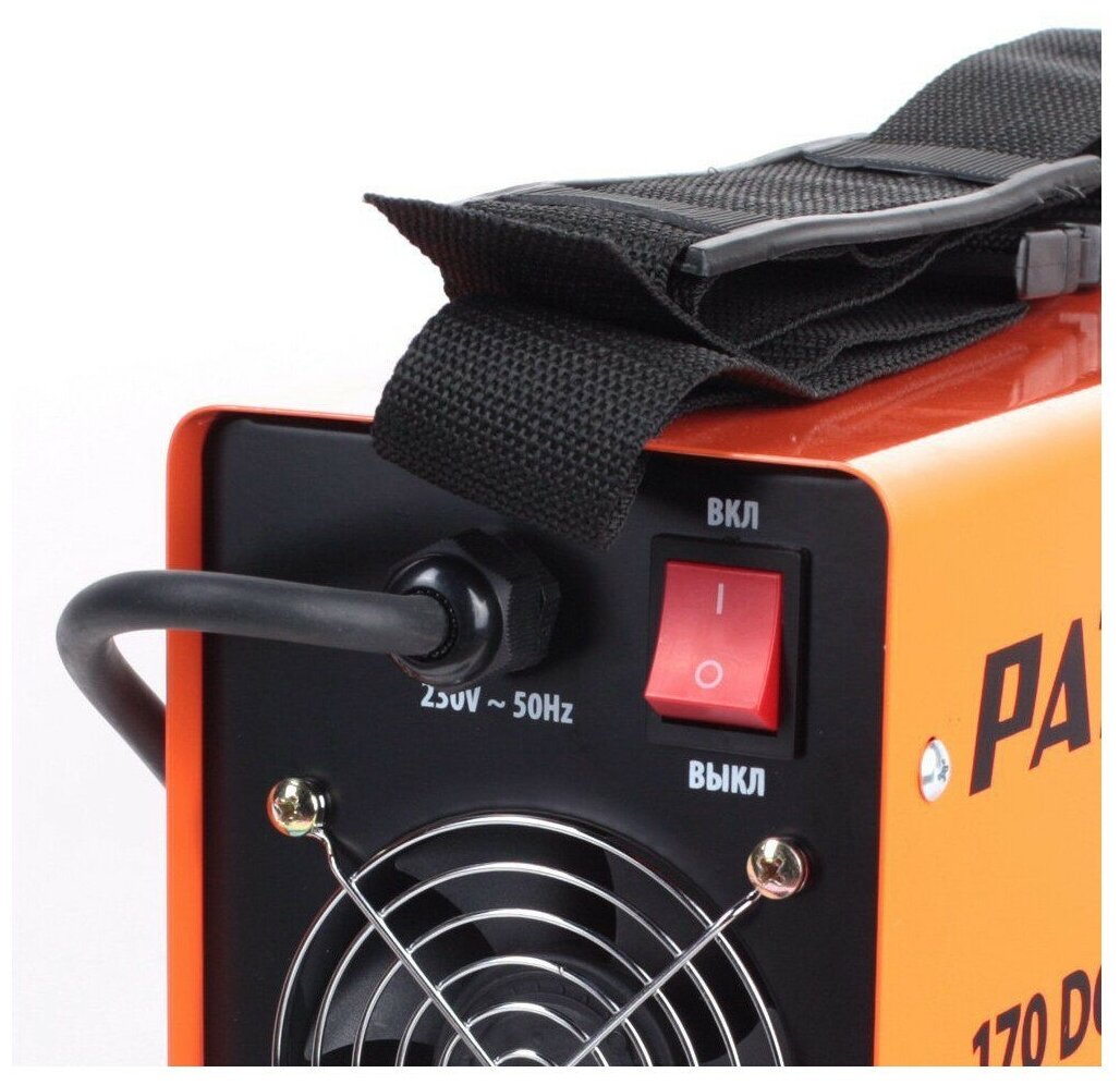 Сварочный инвертор PATRIOT MMA 170DC с функциями горячего старта и форсажа дуги 44 кВт