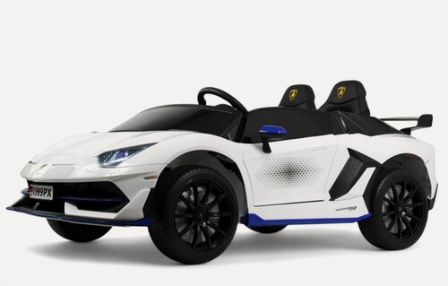 Изображение товара Детский электромобиль RiverToys K999PX 4WD с дистанционным управлением, полноприводный, двухместный белый