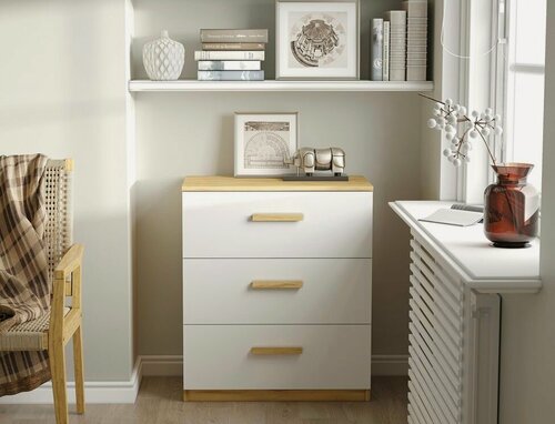 Изображение товара Деревянная ручка для мебели, 180/128 мм , 10 шт, береза