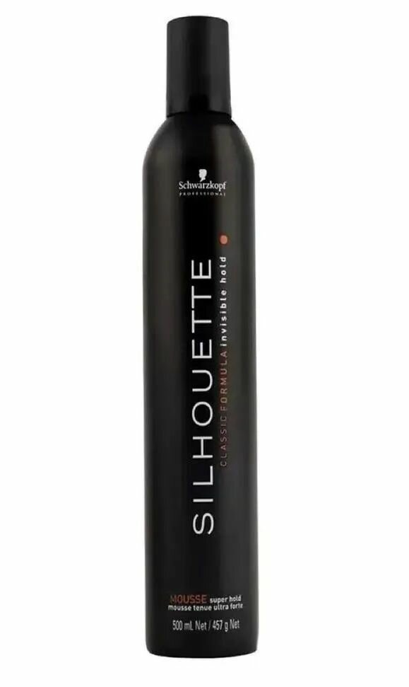 Мусс для волос Schwarzkopf Silhouette, ультрасильная фиксация, 500мл, Германия