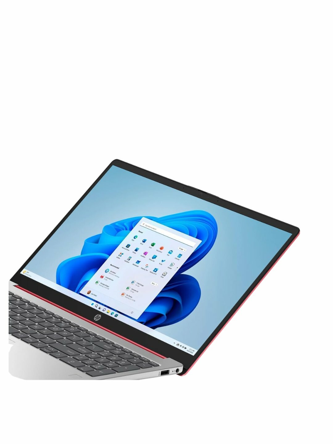 Ноутбук HP 15-N200, 15,6", 4 ядра, Windows 11, 8ГБ, 256ГБ SSD, красный — фото 1