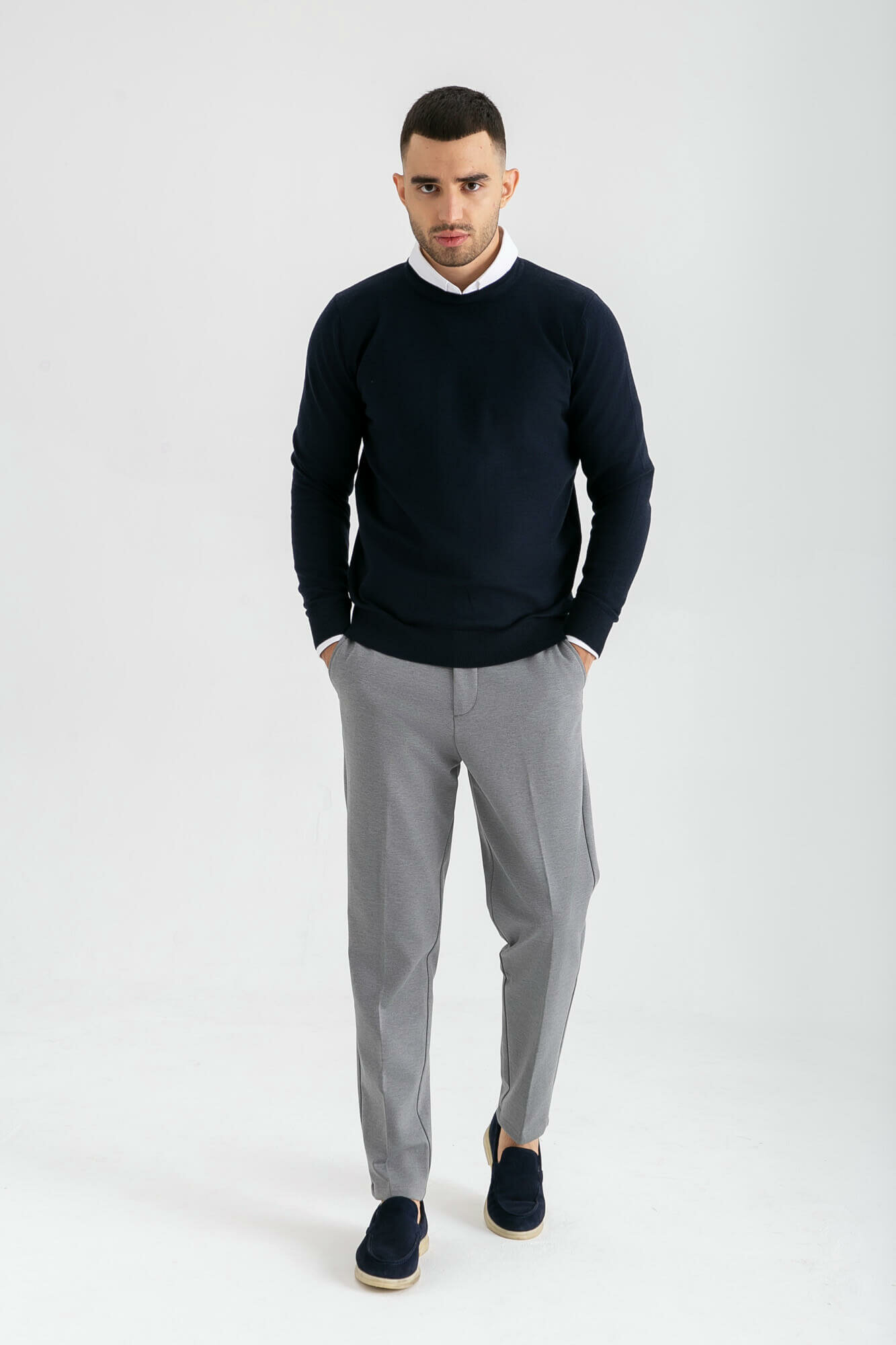 Брюки классические TERRA PRO, размер 33, grey — фото 1