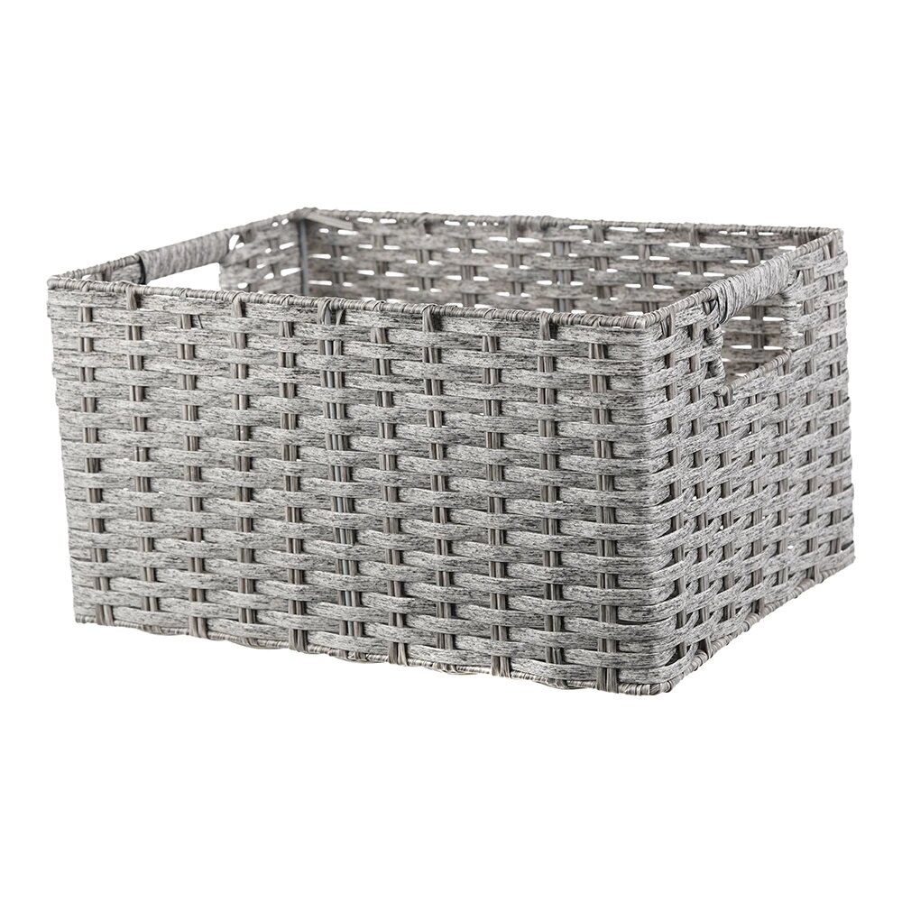 Корзина для хранения elemento 25x18x34 см 153 л серая