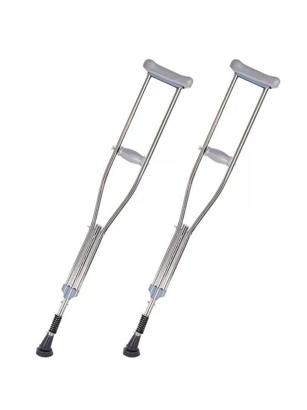 Регулируемая черная трость с ремешком на руку