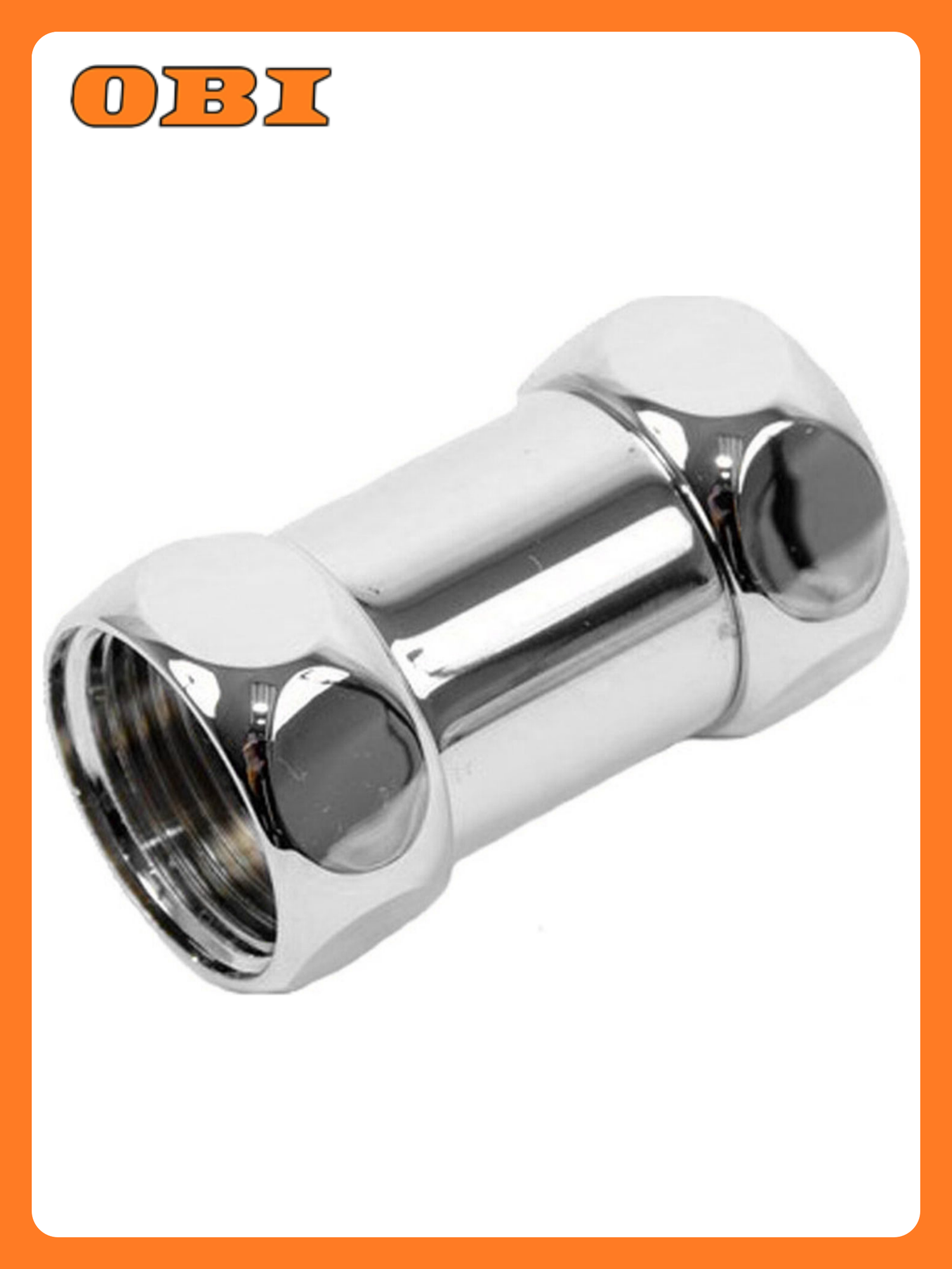 Соединитель Арго латунь хромированный 1