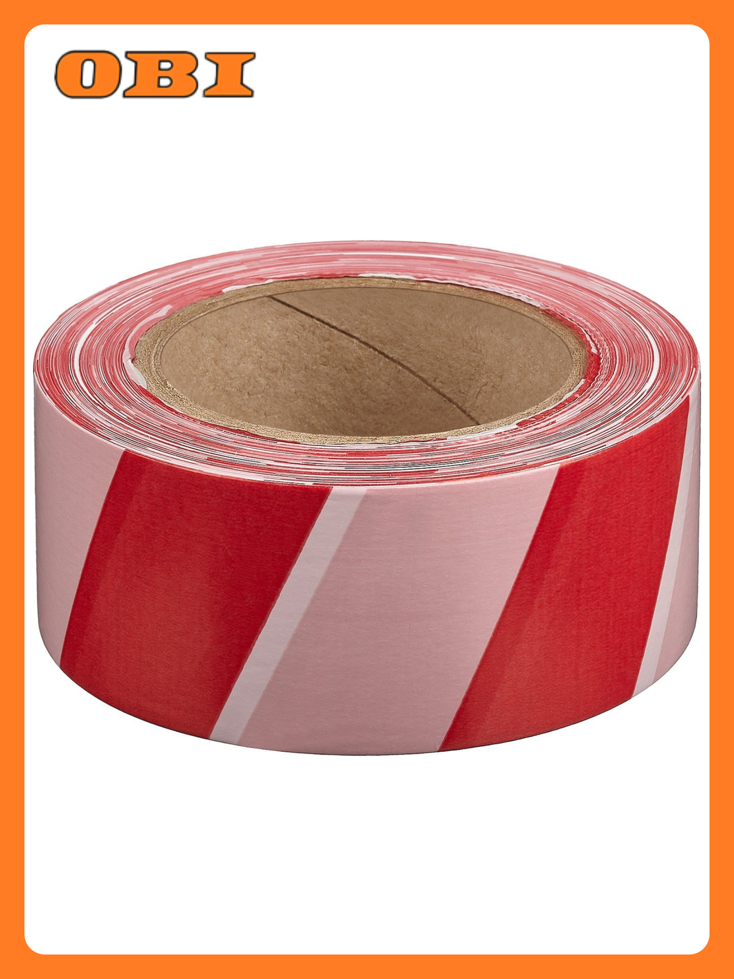 Сигнальная лента цвет красно-белый 50мм х 200м ЗУБР Мастер