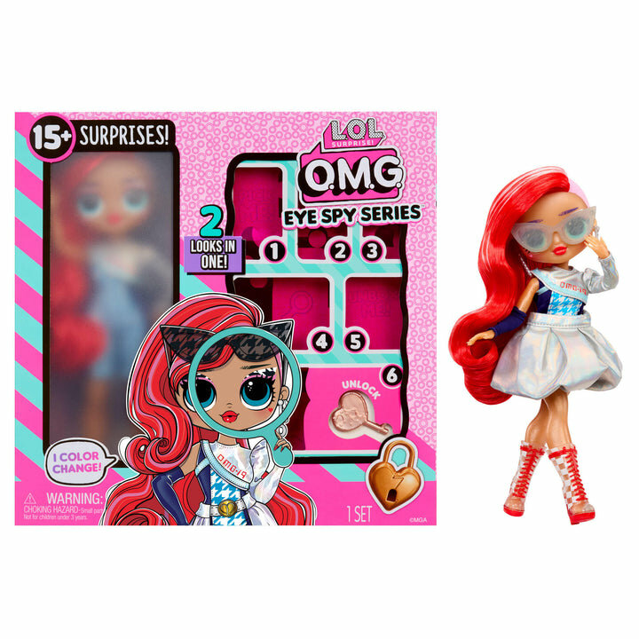 LOL Surprise OMG Eye Spy Spy, кукла-сюрприз с кодами и цветной трансформацией