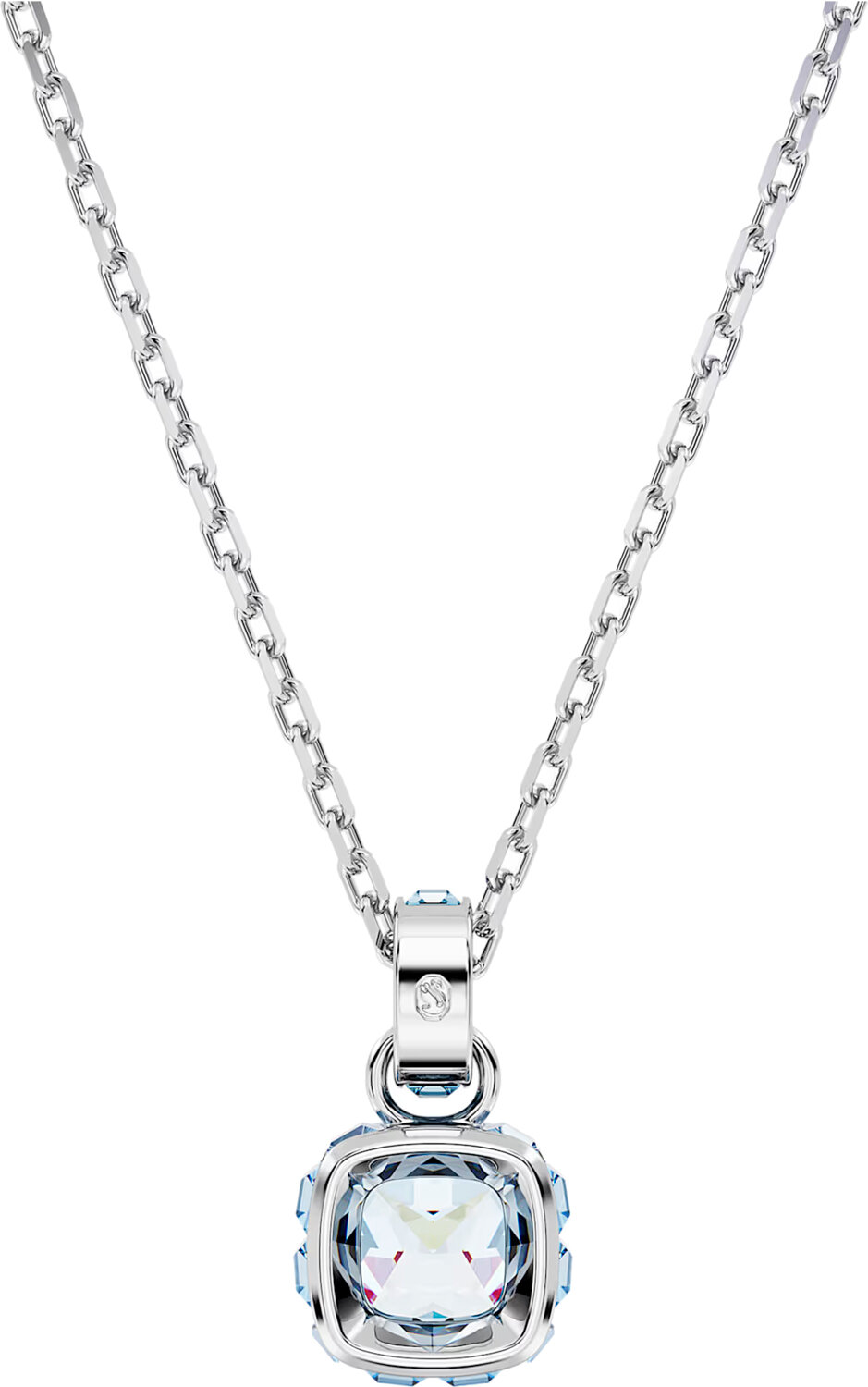 Колье SWAROVSKI, кристаллы Swarovski, длина 47 см, серебристый — фото 1