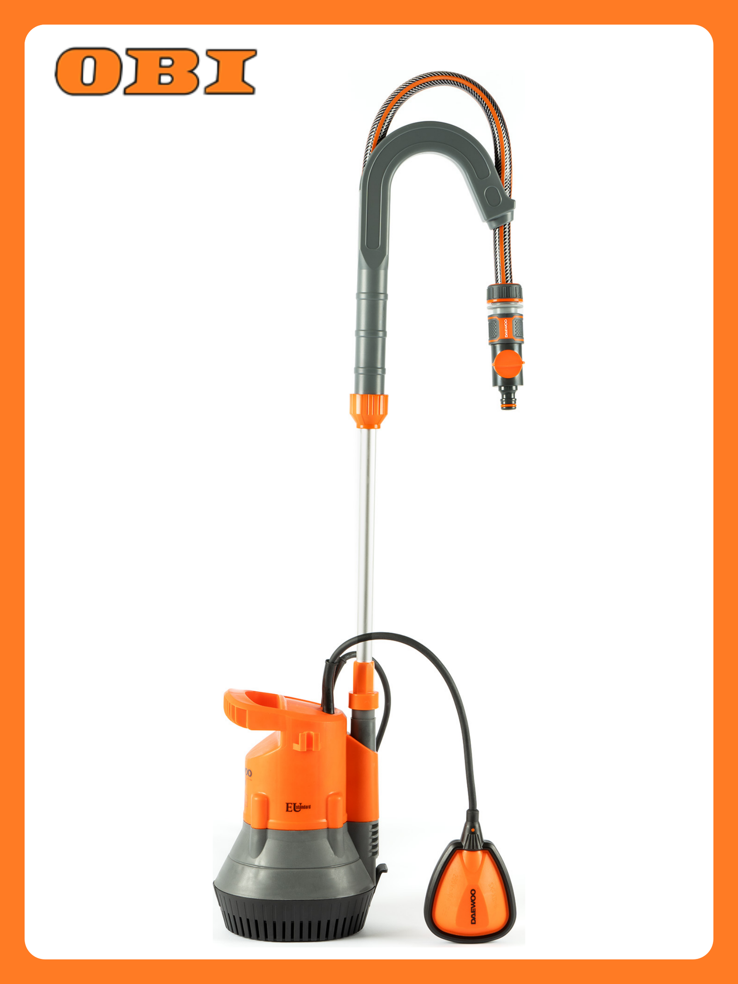 Насос бочковой DAEWOO DCP 4500 погружной для чистой воды центробежный 350Вт