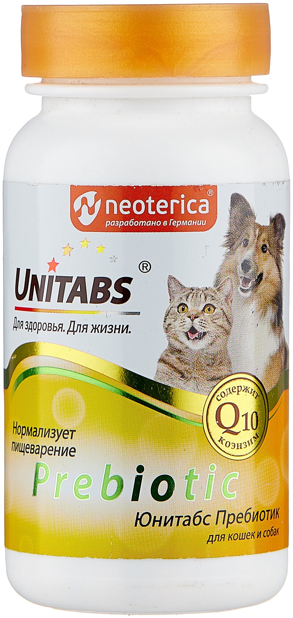 Кормовая добавка Unitabs Prebiotic для кошек и собак , 100 таб.
