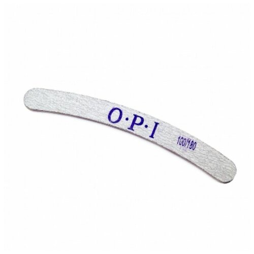 Купить Пилка OPI Edge File прямая профессиональная 100/180 грит (комплект из 5 штук), Clever-light, серый