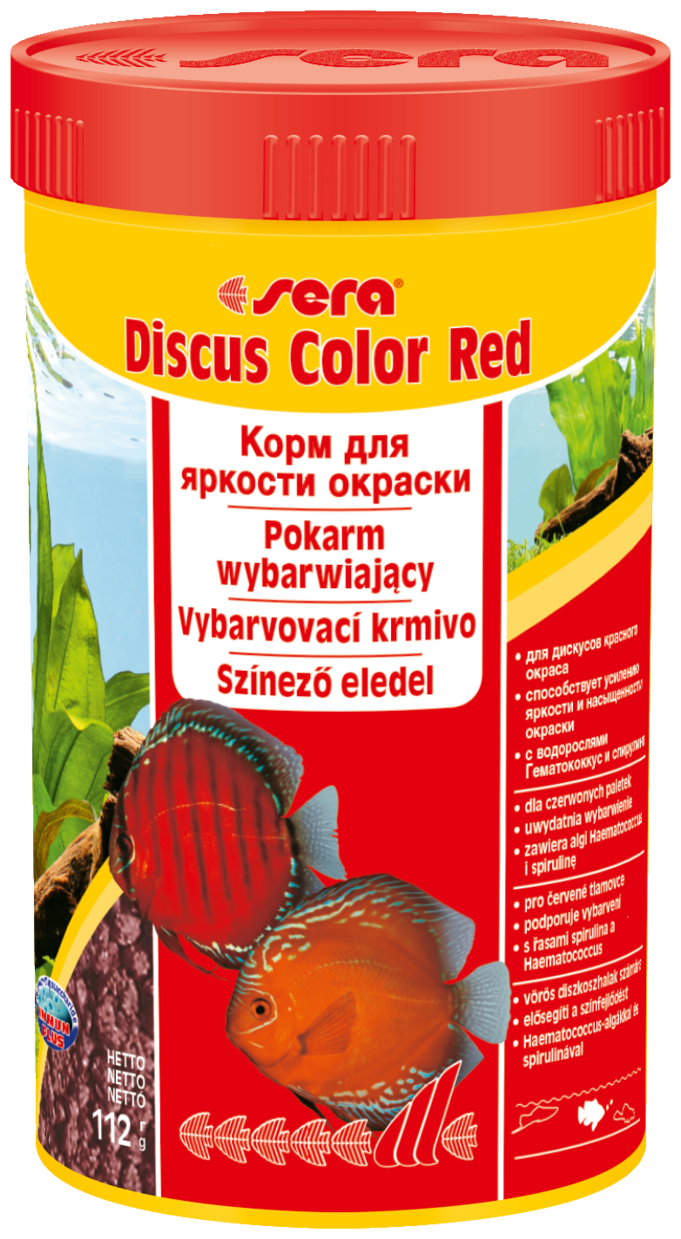 Корм для рыб Sera DISCUS COLOR RED 250мл - фотография № 1