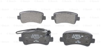 Дисковые тормозные колодки задние Bosch 0986494500 для Nissan NV400, Opel Movano, Renault Master (4 шт.)