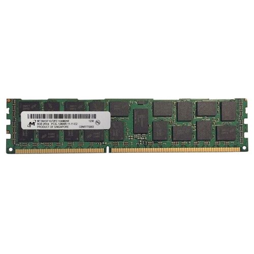 Серверная оперативная память DIMM DDR3L 8192Mb, 1600Mhz, Micron ECC REG CL11 1.35V (MT36KSF1G72PZ-1G6M2HF)