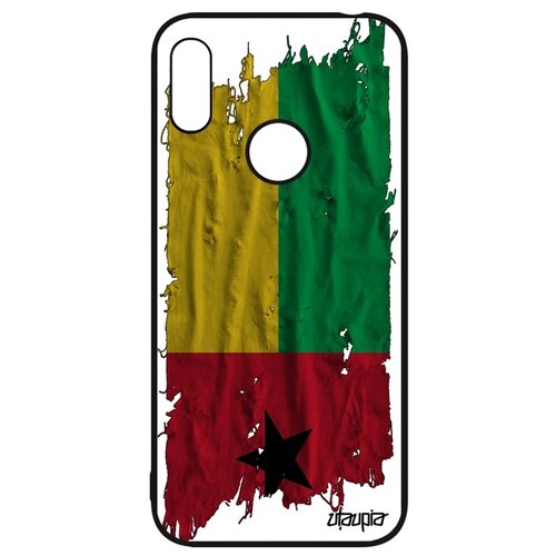 фото Чехол на телефон y6 2019, "флаг гвинеи бисау на ткани" страна государственный utaupia
