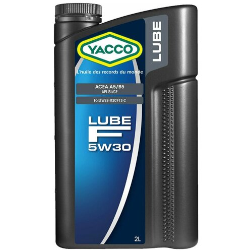 Синтетическое моторное масло Yacco Lube F 5W30, 2 л