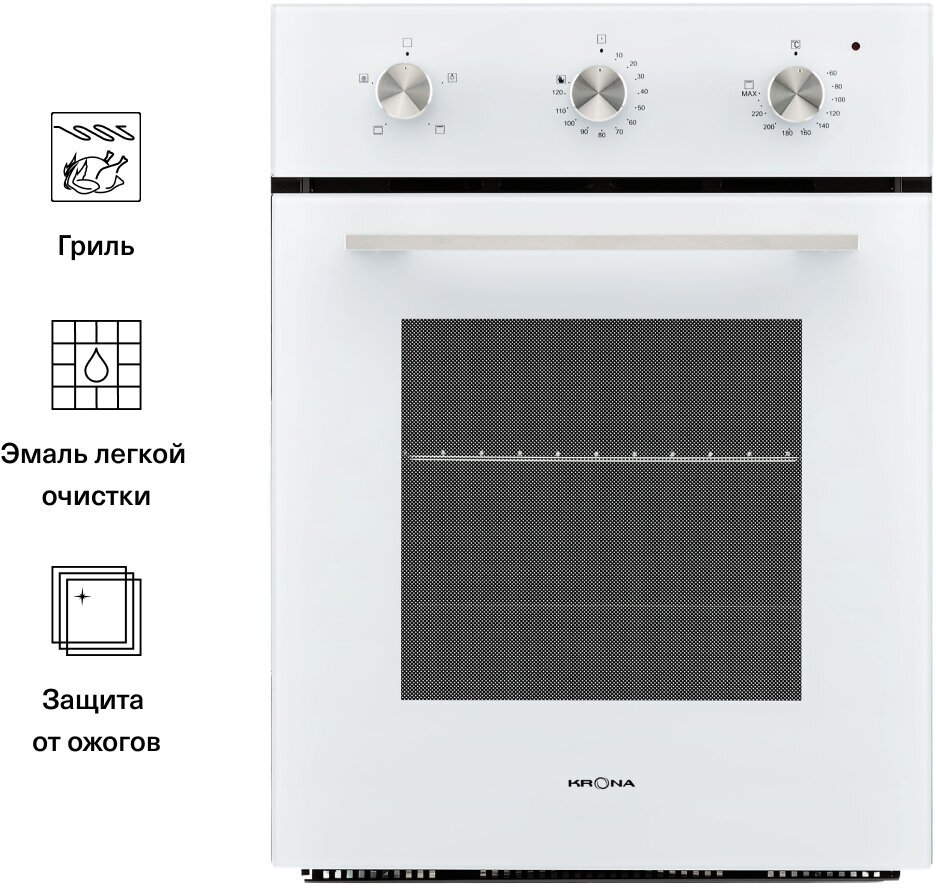 KRONA BREVE 45 WH Электрический духовой шкаф