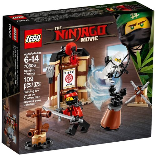 конструктор lego ninjago 70685 шквал кружитцу коул 48 дет Конструктор LEGO The Ninjago Movie 70606 Уроки мастерства кружитцу, 109 дет.