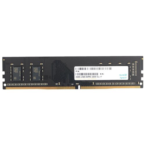 Оперативная память Apacer 4 ГБ DDR4 2400 МГц DIMM CL17 EL.04G2T.LFH