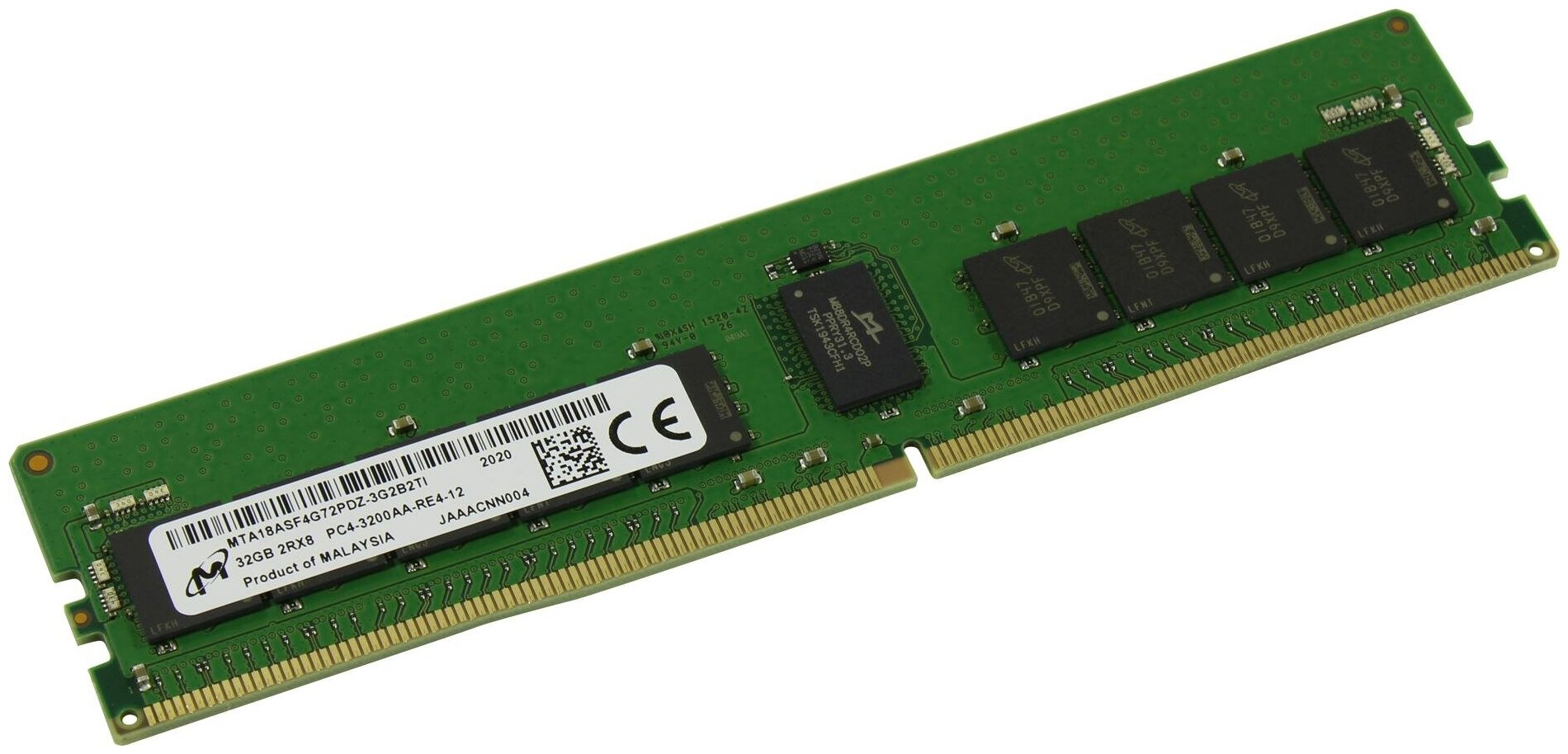 Оперативная память Micron 32 ГБ DDR4 3200 МГц DIMM CL22 MTA18ASF4G72PDZ-3G2