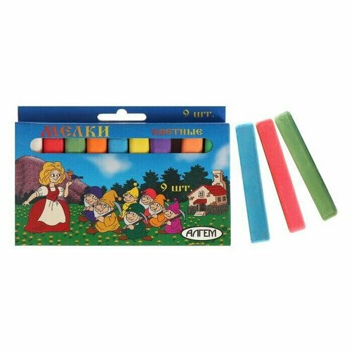 Мелки цветные 