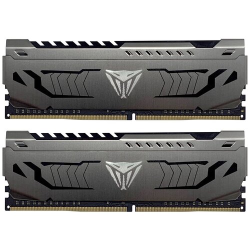 Оперативная память Patriot Memory VIPER STEEL 16 ГБ (8 ГБ x 2 шт.) DDR4 DIMM CL17 PVS416G360C7K оперативная память patriot memory viper steel 16 гб 8 гб x 2 шт ddr4 4000 мгц dimm cl19 pvs416g400c9k