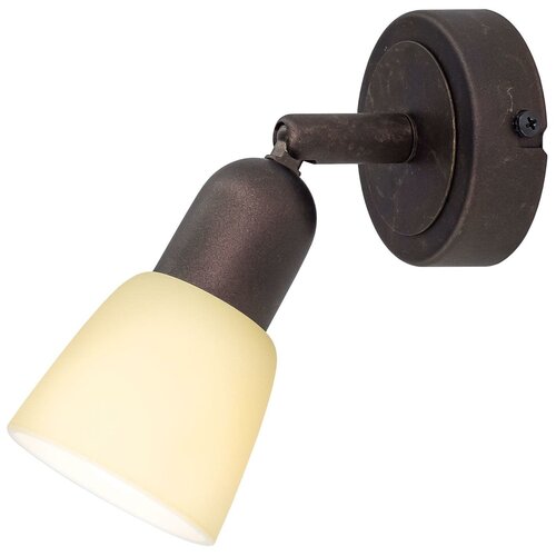 Настенный светильник Citilux Ронда CL506514, E14, 60 Вт, кол-во ламп: 1 шт., цвет арматуры: коричневый, цвет плафона: бежевый