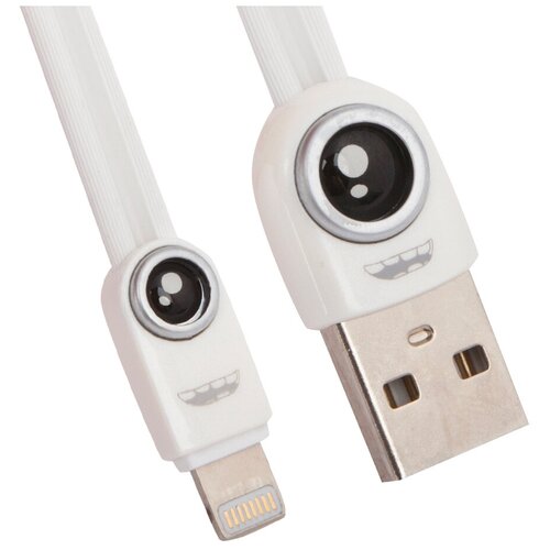 Кабель Remax Lemen USB - Apple Lightning (RC-101i), 1 м, белый кабель remax usb full speed series 2m cable rc 001i apple lightning 8 pin белый