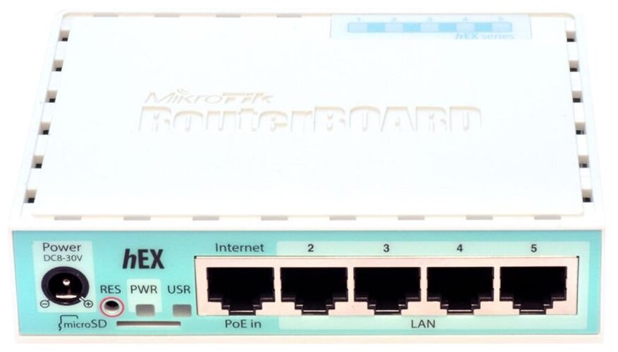 Маршрутизатор MikroTik hEX RB750Gr3