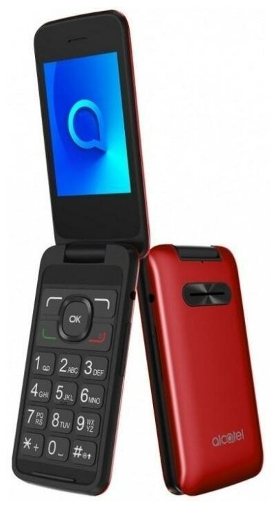 Телефон Alcatel 3025X, 1 micro SIM, красный